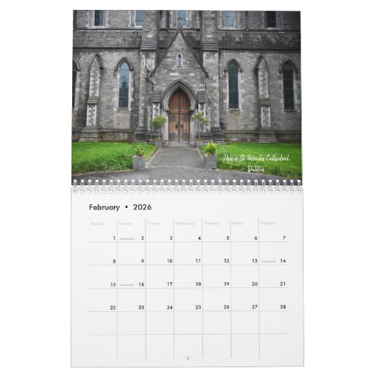 Dit is de Ierse kalender (Feb 2026)