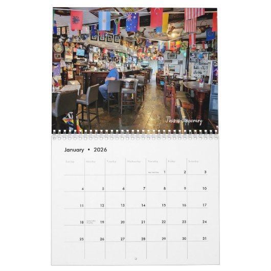 Dit is de Ierse kalender (Jan 2026)