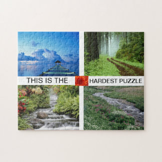 "Dit is de moeilijkste puzzel" Legpuzzel