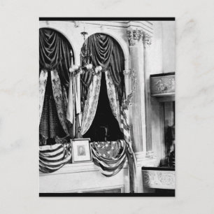 Dit is de privédoos in Ford's theater, Washing Briefkaart