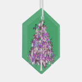 Dit is de reden om te ontspannen glas ornament (Voorkant Rechts)