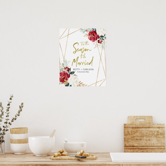 Dit is de reden om te trouwen poster (Keuken)