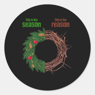 Dit is de reden waarom dit de reden is die Christe Ronde Sticker