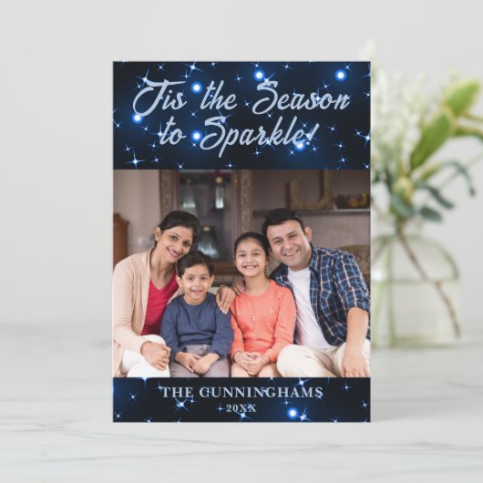 Dit is de Seizoen voor de Kaart van de kerstfeestd (Staand voorkant)