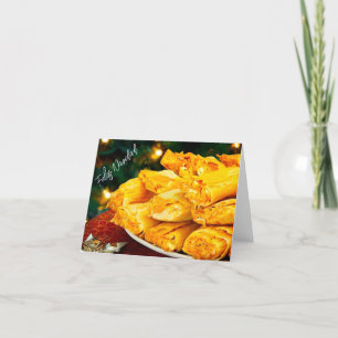 Dit is de Seizoen voor Tamales Holiday Card Feestdagen Kaart