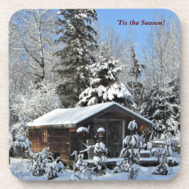 'Dit is de Seizoenwreah CottageWinter Feestdage Bier Onderzetter