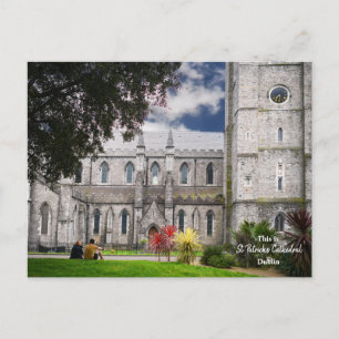 Dit is de Sint-Patrickkathedraal Dublin-Ierland Briefkaart