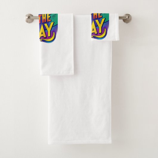 Dit is de weg bad handdoek (Insitu)