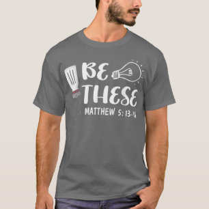 Dit is de zout lichte bijbel Verse God Faith Belie T-shirt