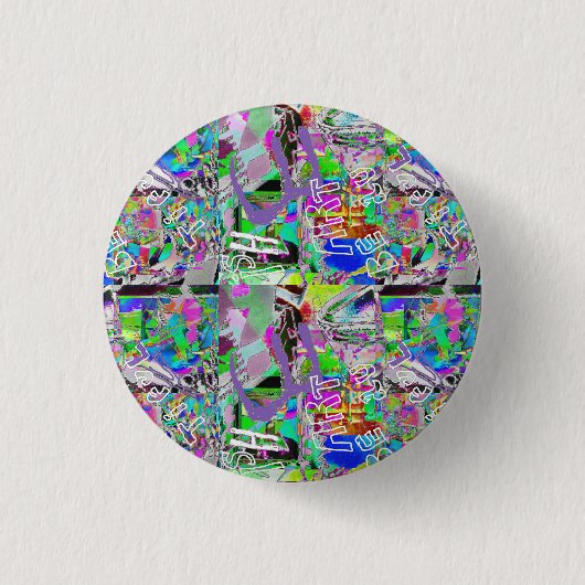Dit is design, schat! ronde button 3,2 cm (Voorkant)