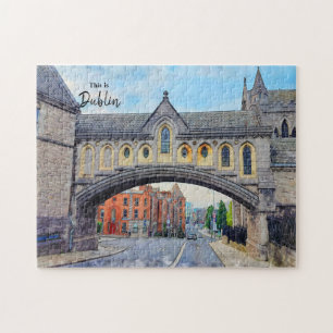 Dit is Dublin-Ierland Ansichtkaart Legpuzzel
