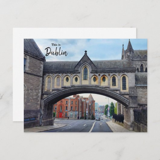 Dit is Dublin-Ierland Briefkaart (Voorkant / Achterkant)