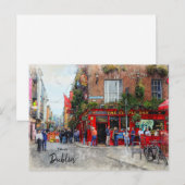 Dit is Dublin-Ierland Briefkaart (Voorkant / Achterkant)