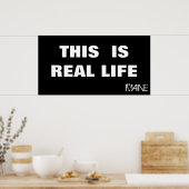 DIT IS ECHT LEVEN, MAINE, DE POSTER (Keuken)
