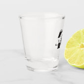 Dit is een 40-blauw Glass Happy 40th Birthday Gift Shot Glas (Links)