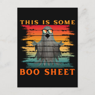 Dit is een beetje boe-blad een grappige halloween briefkaart