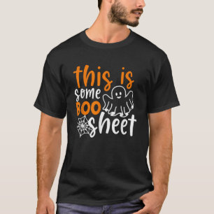Dit Is Een Beetje Boo Blad Grappig Halloween Spook T-shirt