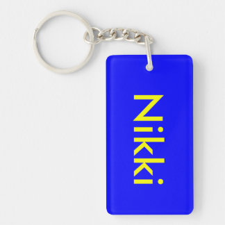 dit is een belangrijke keten van nick namen sleutelhanger