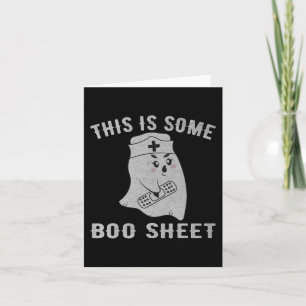 Dit is een boekenblad geest Funny Halloween N Kaart