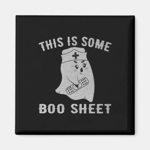 Dit is een boekenblad geest Funny Halloween N Magneet