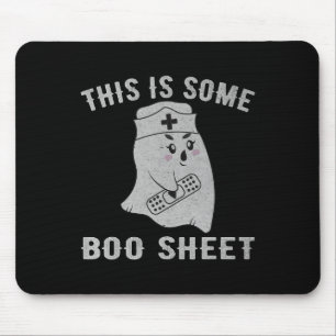 Dit is een boekenblad geest Funny Halloween N Muismat