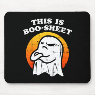 Dit is een boekenblad Ghost Retro Funny Halloween Muismat