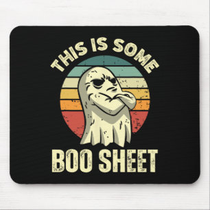 Dit is een boekenblad Halloween Fun Ghost Muismat