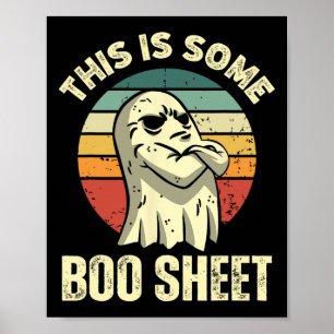 Dit is een boekenblad Halloween Fun Ghost Poster