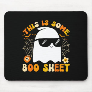 Dit is een boekenblad Halloween Ghost Funny Cool Muismat