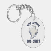 Dit is een boekenblad Sassy Ghost Sleutelhanger (Voorkant Links)