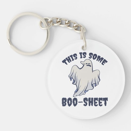 Dit is een boekenblad Sassy Ghost Sleutelhanger (Voorkant)