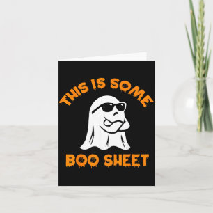 Dit Is Een Boo Blad Cool Spook Fun Halloween Kaart