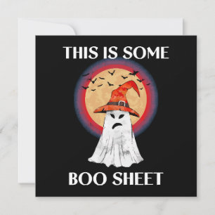 Dit Is Een Boo Blad Halloween Geest Grappig