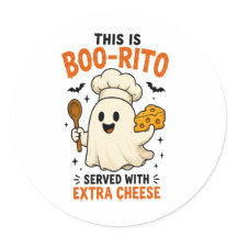 “Dit is een Boo-Rito geserveerd met extra kaas” on