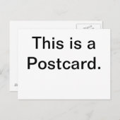 Dit is een Briefkaart (Voorkant / Achterkant)