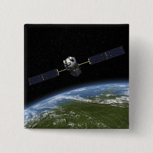 Dit is een concept van een kunstenaarCOoCoHoHoHoHo Vierkante Button 5,1 Cm