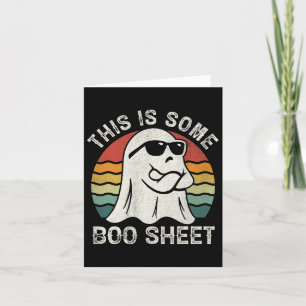Dit Is Een Cool Spelletje Boo Blad Halloween Fun Kaart