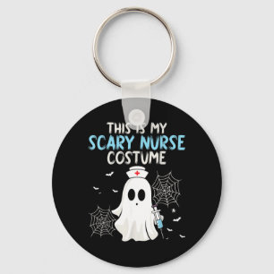 Dit is een eng verpleegsterskostuum - Halloween gr Sleutelhanger
