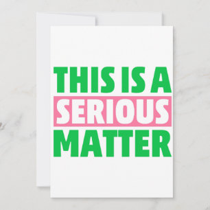 Dit is een ernstige zaak 1908 AKA Kaart