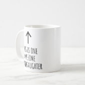 Dit is een Geweldige kleindochter Koffiemok (Voorkant links)