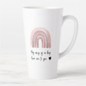 Dit is een hoefje van mij naar jou. latte mok (Rechts)