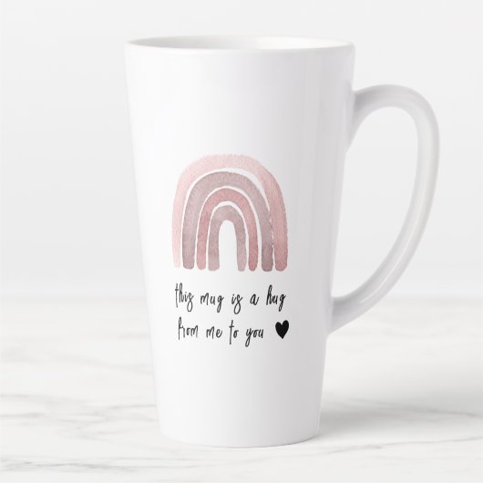 Dit is een hoefje van mij naar jou. latte mok (Rechts)