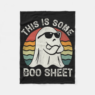 Dit is een laken coole spook leuk Halloween Co Fleece Deken