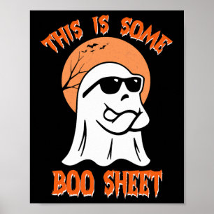 Dit is een laken Halloween Cool Ghost Fun Poster