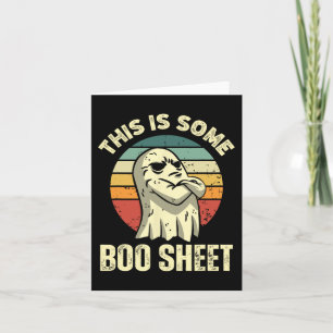 Dit is een laken Halloween Funny  GHO Kaart