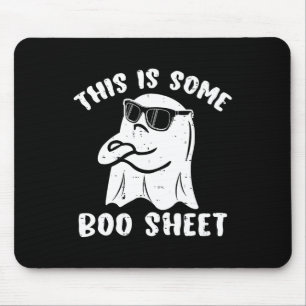 Dit is een laken Halloween Ghost Fun Gift Me Muismat