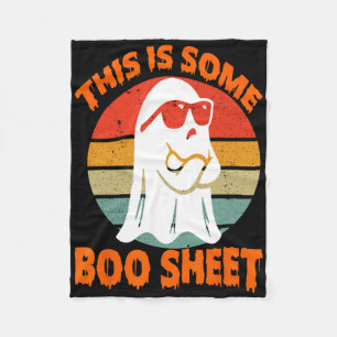 Dit is een laken Halloween Ghost Fun voor mannen Fleece Deken