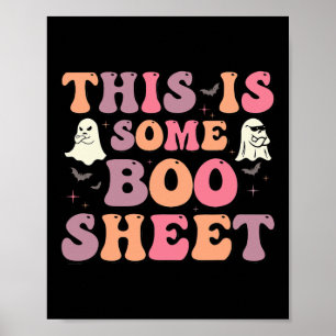 Dit is een laken Halloween Ghost Fun voor mannen Poster