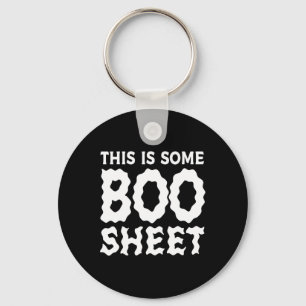 Dit is een laken Halloween Ghost Funny Gifts Sleutelhanger