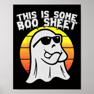 Dit is een laken Halloween kostuum Mannen vrouwen Poster